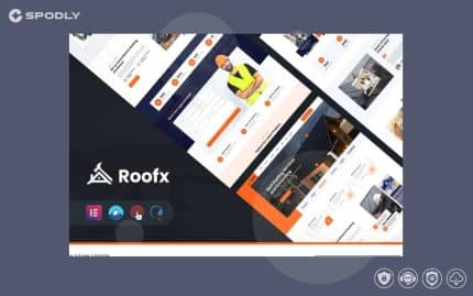 Wordpress Theme Roofx - Tema de WordPress para servicios de techado