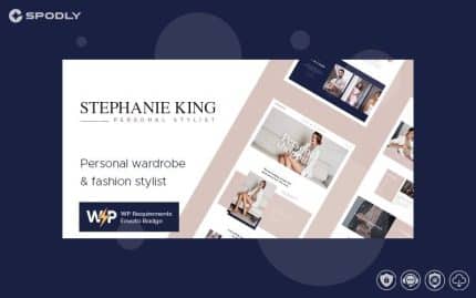 Wordpress Theme S.King _ Personal Stylist and Fashion Blogger WordPress Theme