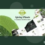 Wordpress Theme Spring Plants - Gardening & Houseplants WordPress Theme