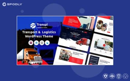 Wordpress Theme Transpi - Logistics and Transportation WordPress Theme